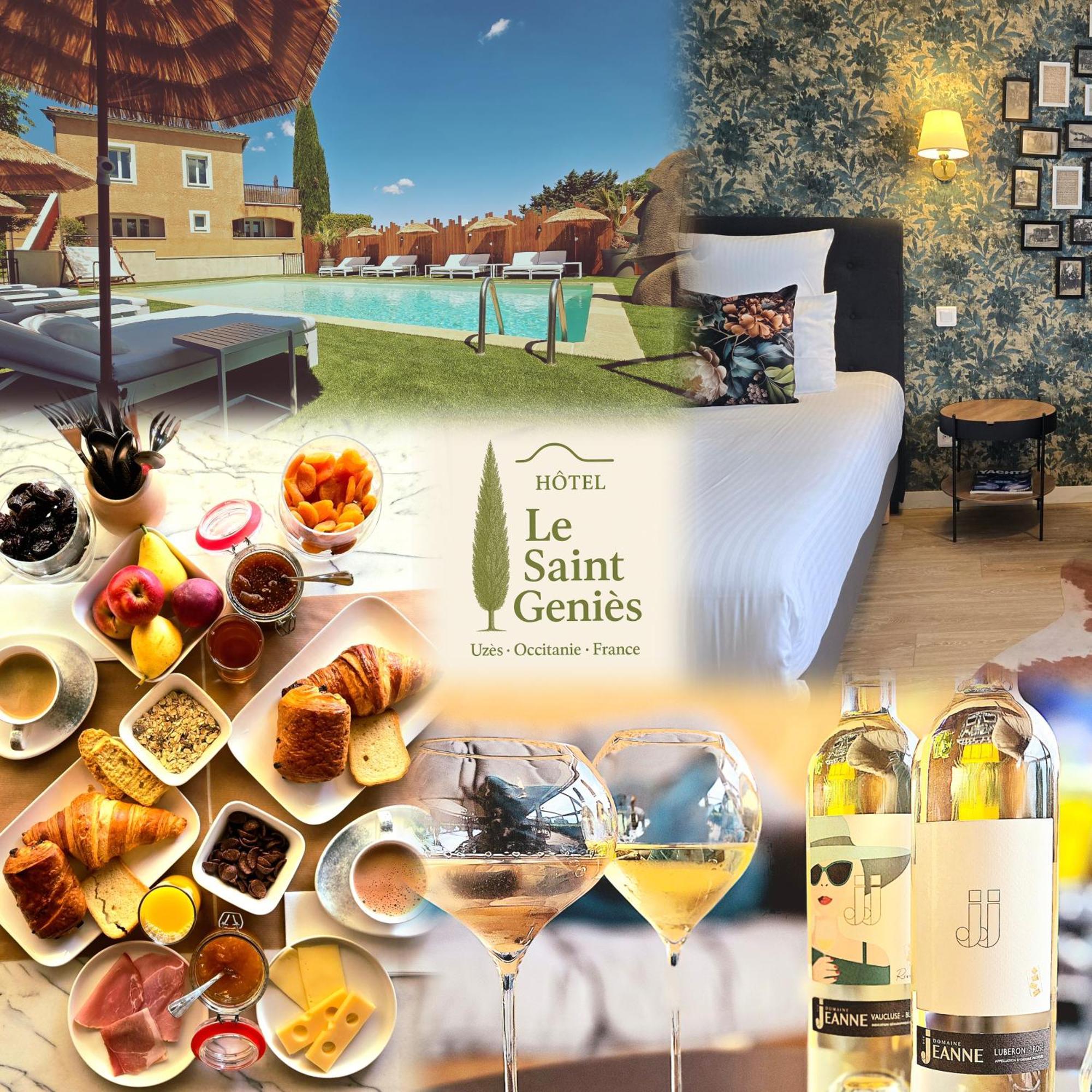 Hotel Le Saint-Genies Uzès Екстериор снимка